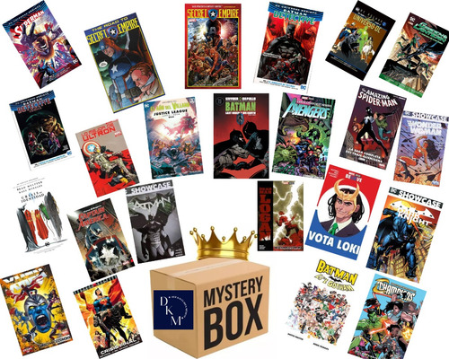Caja Misteriosa Grande Comic Marvel Dc Superheroe Misterybox