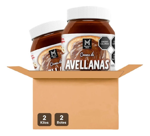 2 Kg Crema De Avellana Cacao Chocolate Members Mark Bote