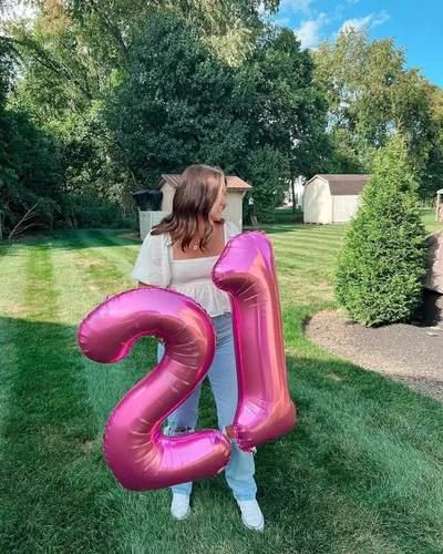 Globos De Número, Decoración De Cumpleaños 4 Años