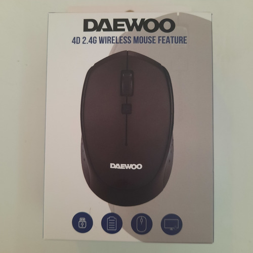 Imagen 4 de 5 de Mouse Inalámbrico Wireless Daewoo Di-141 Pc Notebook 2.4 Ghz