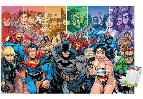 Dc Comics - Justice League Of America - Póster De Pare...