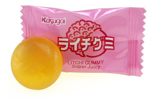Imagen 3 de 4 de Gomitas De Sabor Lychee Kasugai Litchi Japonesas