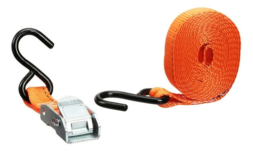 S-hook Cam Buckle Strap Tie Down 10 Pies Naranja
