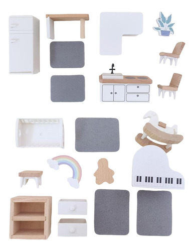 Juego De Muebles Para Casa De Cuarto De Niños Y Cocina