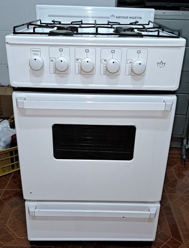 Cocina Gas Natural Arthur Martin, Muy Buen Estado Blanco (Usado)