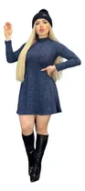 Comprar Vestido Corto Dama Vestido Mujer Corto  Manga Larga