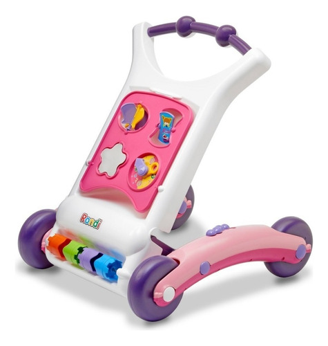 Rondi First Steps Caminador Rosa Con Actividades Tun 