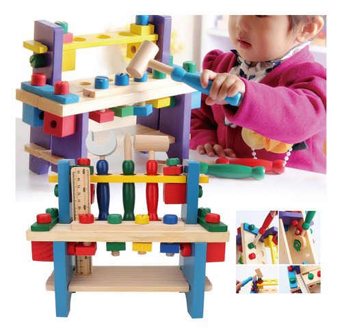 Juego De Herramientas De Juguete Para Bebés, Bricolaje Y Niñ