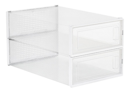 Mu:4life Organizadores Cajas Apilables Para Bota Larga 6 Pza Color Blanco