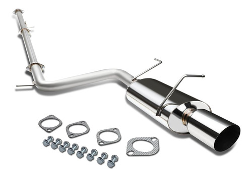 Sistema De Escape Trasero Cbe-me06v6 Para Eclipse 06-08 3.8l