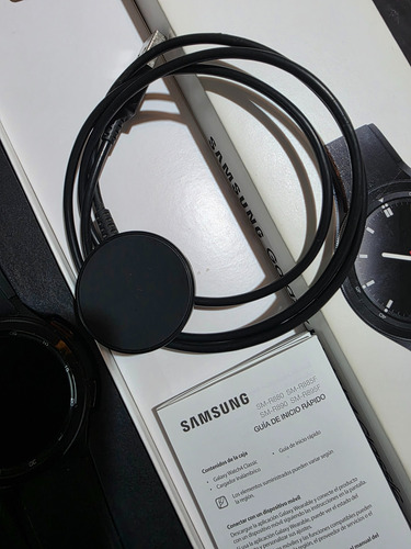 Samsung Galaxy Watch 4 Classic 46mm Con Cable Y Caja Blanco Mesh Negro Negro (Usado)