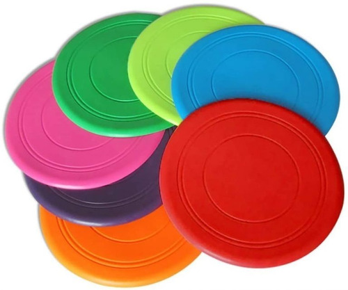 Frisbee Silicona Juguete Perro Mascota Para Jugar