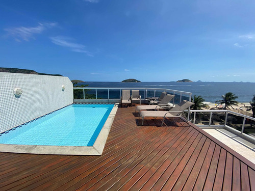 Imagem 25 de 29 de Cobertura Duplex Frente Ao Mar , Com 4 Quartos Etc..