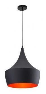 Imagen 1 de 9 de Lampara De Techo Modelo Copper - Negro Këssa Muebles
