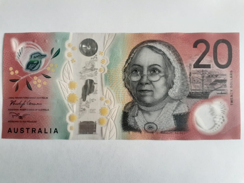 Billete Australia 20 Dolares Australianos Mary Reibey  @