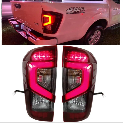 Calaveras Led Humo Nissan Np300 Frontier 2016-2023 Ld-60