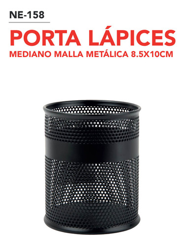 Porta Lápices Nextep Ne-158 Mediano Malla Metálica