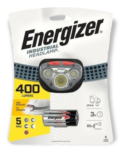 Linterna Manos Libres Energizer Industrial 400 Lumens