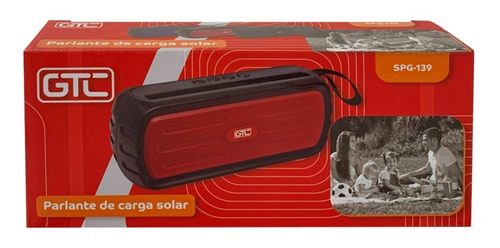 Imagen 4 de 5 de Parlante Bluetooth Gtc Con Carga Solar Spg-139