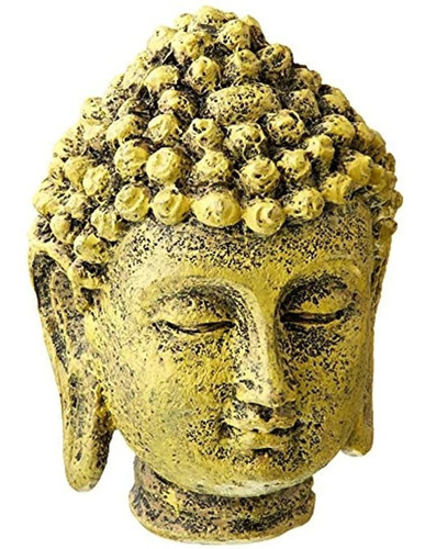 Pennplax Mini Buddha Head Aquarium Decor Ornament