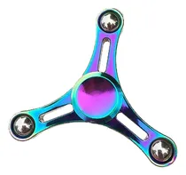 Comprar Arco Iris Cintura Delgada Tri Fidget Mano Spinner Dedo Jugue