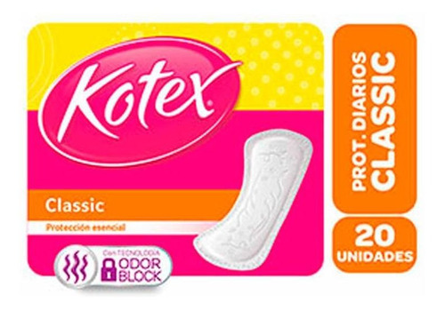 Pack X 6 Unid. Protector Femenino  Anatomate Sp 20 Kotex T.