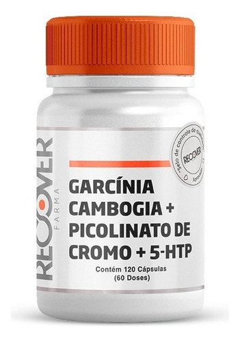Garcinia Cambogia + Picolinato De Cromo + 5-htp - 120 Caps Sabor Natural