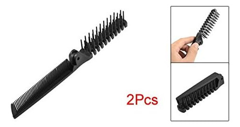 Uxcell Cepillo De Pelo Portátil De Viaje, Peine Plegable De