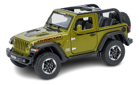 Jeep Wrangler Carreras Miniatura Metal Autos Colección 1:20