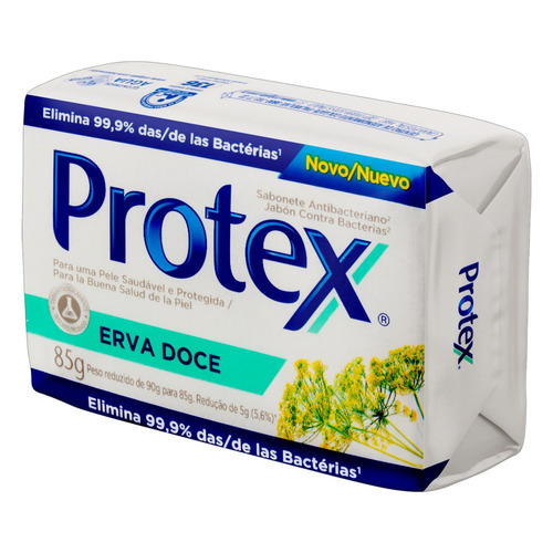Imagem 2 de 4 de Sabão em barra Protex Antibacteriano Erva-Doce de 85 g