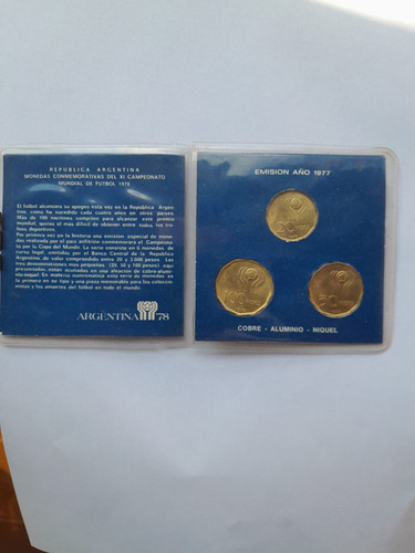 Monedas Conmemorativas Mundial 78 -sin Circular-