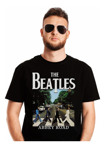 Polera The Beatles Abbey Road Album Cover Rock Abominatron