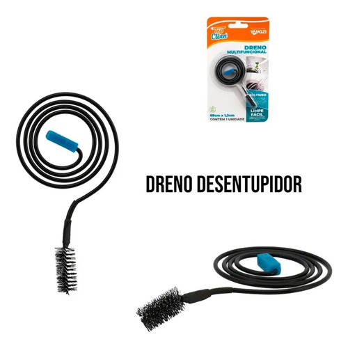 Dreno Limpador Multifuncional D/ralos Top Clean 21841 Yangzi