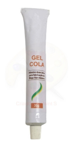 Gel Cola Para Mega Hair De Fita Adesiva Transparente  25gr
