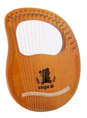 Arpa De Lira, Instrumento De Cuerda De Arpa De 19 Cuerdas De