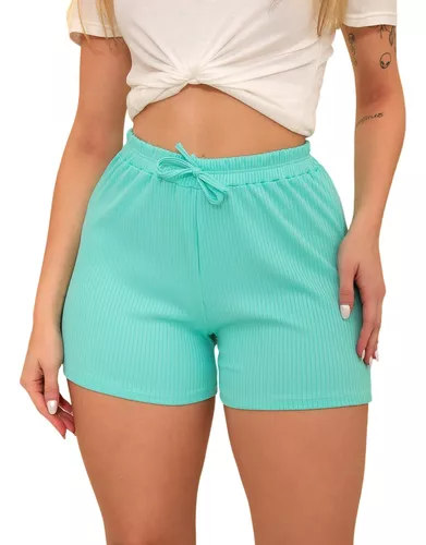 3 Shorts Plus Size Feminino Crepe liso estampado Malha Estica Verão Moda  Grande Short Maior Bermuda GG G1 G2 G3