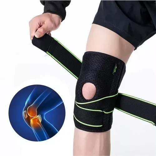 Rodillera Elastica De Compresion Gym Deportes Tamaño Ajustab