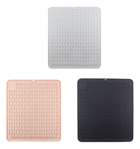 (bk) Tapete De Secagem De Pratos De Silicone Resistente Ao C