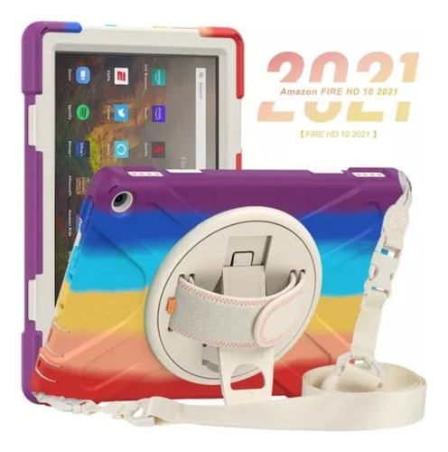 Hfunda Para Tablet Amazon Fire Hd 10 2021 Kftrwi 10.1 Color