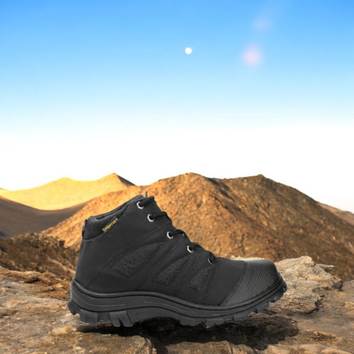 Bota Masculina Coturno Casual Confortável Reforçada