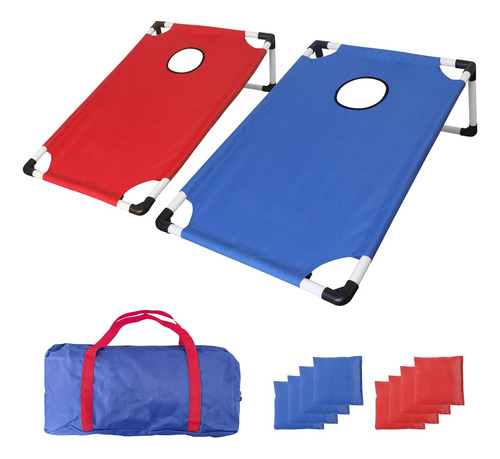 Juego De Cornhole Portátil Con 2 Tablas De Juego Plegables D