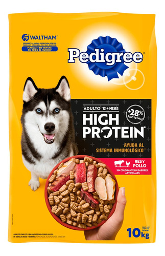 Alimento Para Perros Pedigree High Protein Adulto 10kg