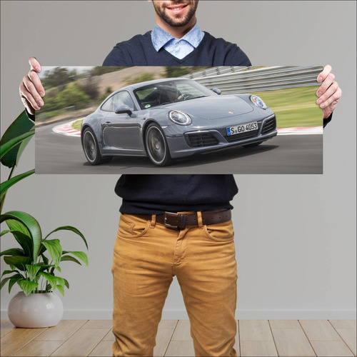 Cuadro 30x80cm Auto 2015 Porsche 911 Carrera 485 897