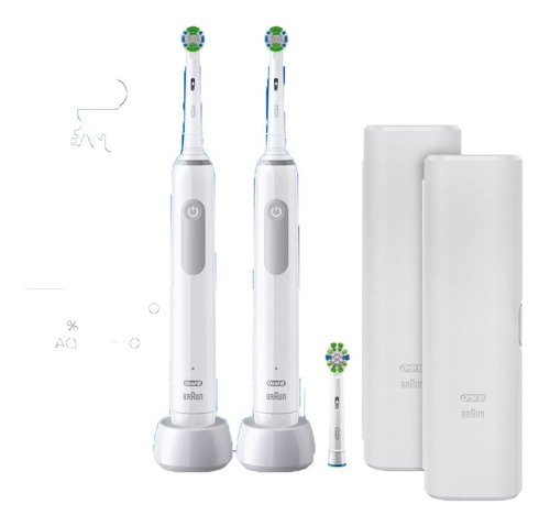 Imagen 1 de 2 de Cepillo Eléctrico Oral-b Pro Clean 1500 (paquete De 2)