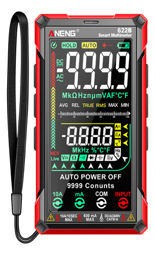 Multímetro Digital Aneng Inteligente, Táctil Y Automático