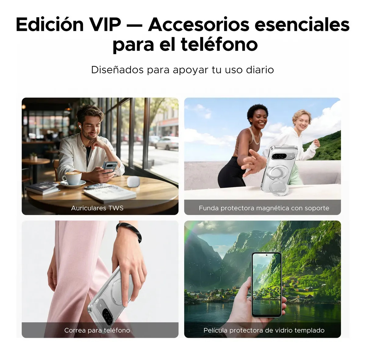 DOOGEE B10 VIP Edition Teléfono Móvil 6.63" FHD 120Hz, Android 16, 48GB RAM+256GB ROM, 7600mAh Batería, Carga Rápida 33W, 64MP Cámara IA,IP68 a Prueba de Agua, Desbloqueo Huella/Rostro, NFC Google pay