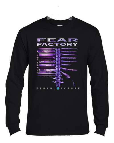 Polera Ml Fear Factory Demanofacture Rock Abominatron