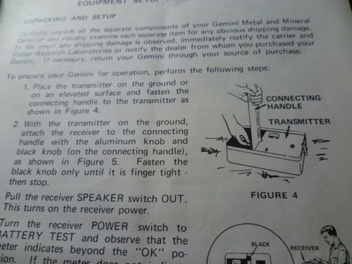 Libro Catalogo De Operacion Manual Detector Gemini . Fisher (Usado)