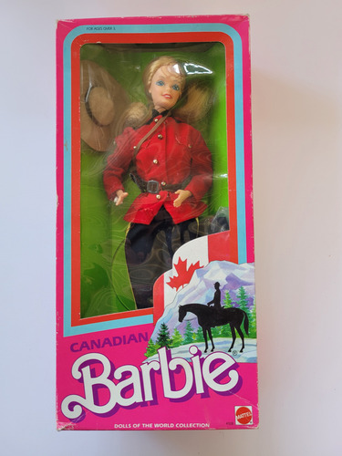 Barbie Canada Dolls Of The World Collection 1987 Mattel (Usado)