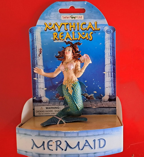 Figura Colección Safari Ltd Mythical Realms Mermaid Original